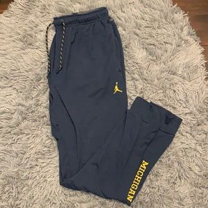 University of Michigan Jordan joggers